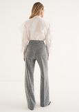 Giorgia cotton blend trousers GRIGIO GREYVERDE PAVONE Woman image number 4