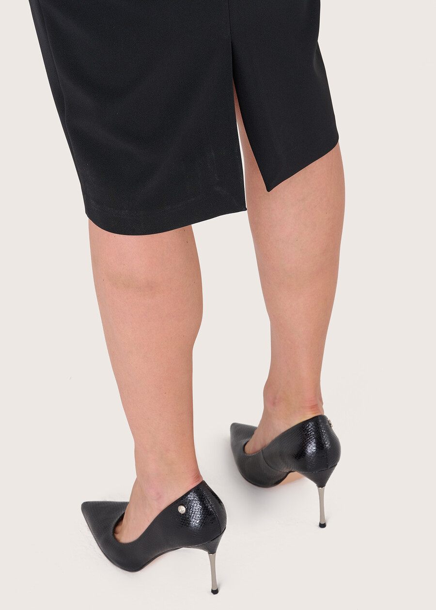 Abito Linda in tessuto tecnico NERO BLACK Donna , immagine n. 5