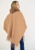Mantella Mendy con collo ecopelo MARRONE Donna immagine n. 4