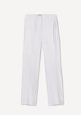 Giorgia-O linen blend trousers ROSABIANCO WHITE Woman image number 6