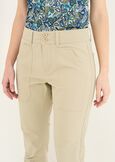 Paolo slim-leg trousers GRIGIOBIANCO WHITE Woman image number 3