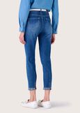 Paryl denim Capri trousers DENIM Woman image number 4