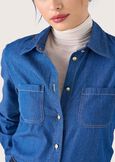 Carly 100% cotton denim shirt DENIM Woman image number 3