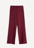 Giorgia pleated-texture trousers ROSSO BORDEAUXMARRONE Woman image number 5