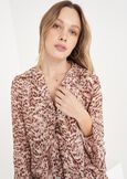 Blusa Cuba 100% viscosa animalier MARRONE Donna immagine n. 2