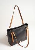 Shopping Bely-A in ecopelle cervo NERO BLACK Donna immagine n. 2