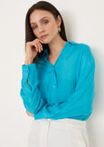 Campbell silk and viscose shirt BLUBEIGE LATTEBLUE TURCHESEVIOLA MULBERRY Woman image number 2