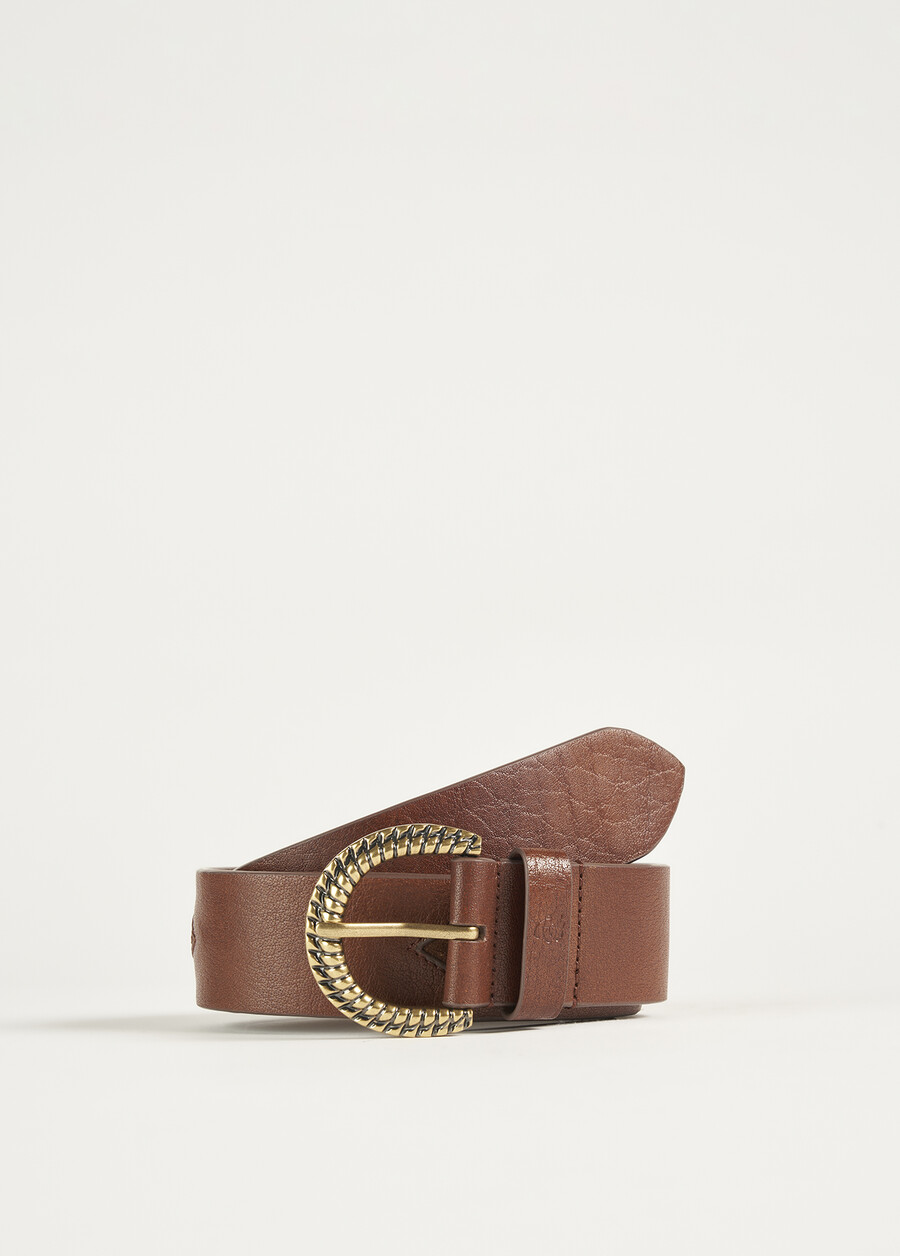 Cintura Caleida 100% vera pelle MARRONE Donna , immagine n. 2