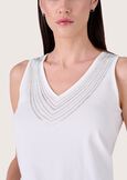 Top They con cristalli BIANCO Donna immagine n. 2
