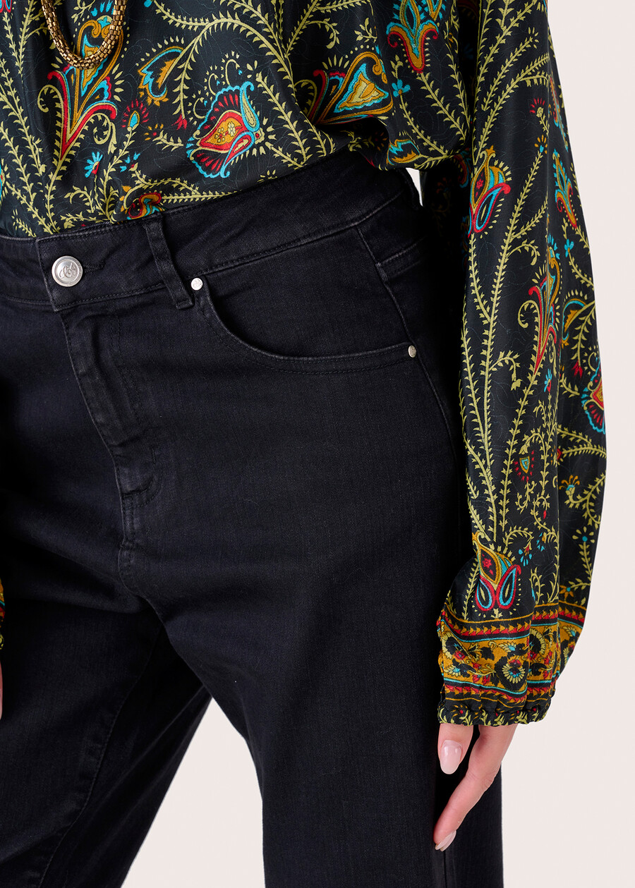 Pantalone Kate in denim di cotone DENIMNERO BLACK Donna , immagine n. 4