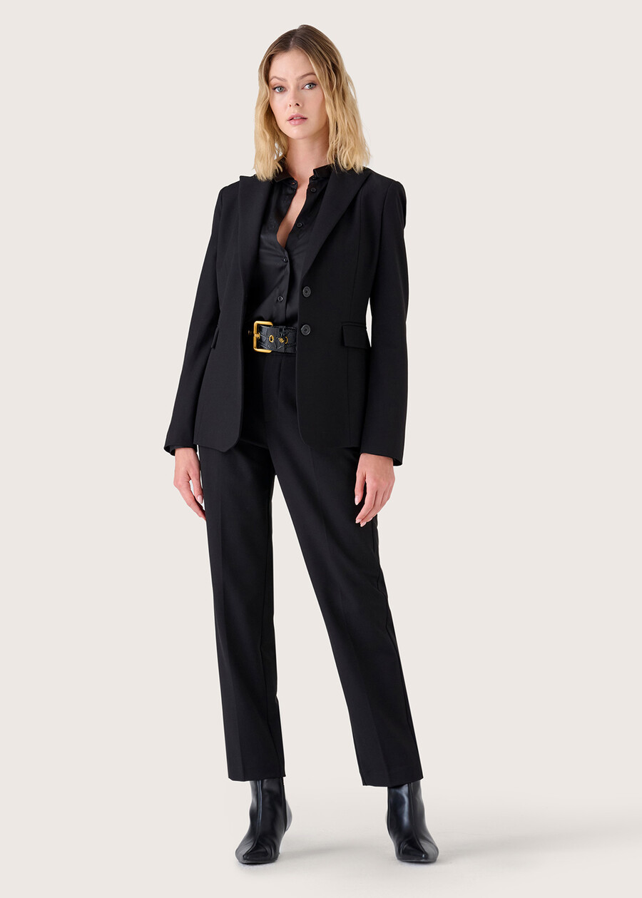 Pantalone Alice in tessuto tecnico NERO BLACKBEIGE GESSOBLU Donna , immagine n. 2