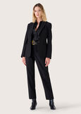 Pantalone Alice in tessuto tecnico NERO BLACKBEIGE GESSOBLU Donna immagine n. 2