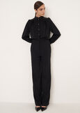 Pantalone Giorgia-L in cady NERO BLACK Donna immagine n. 2