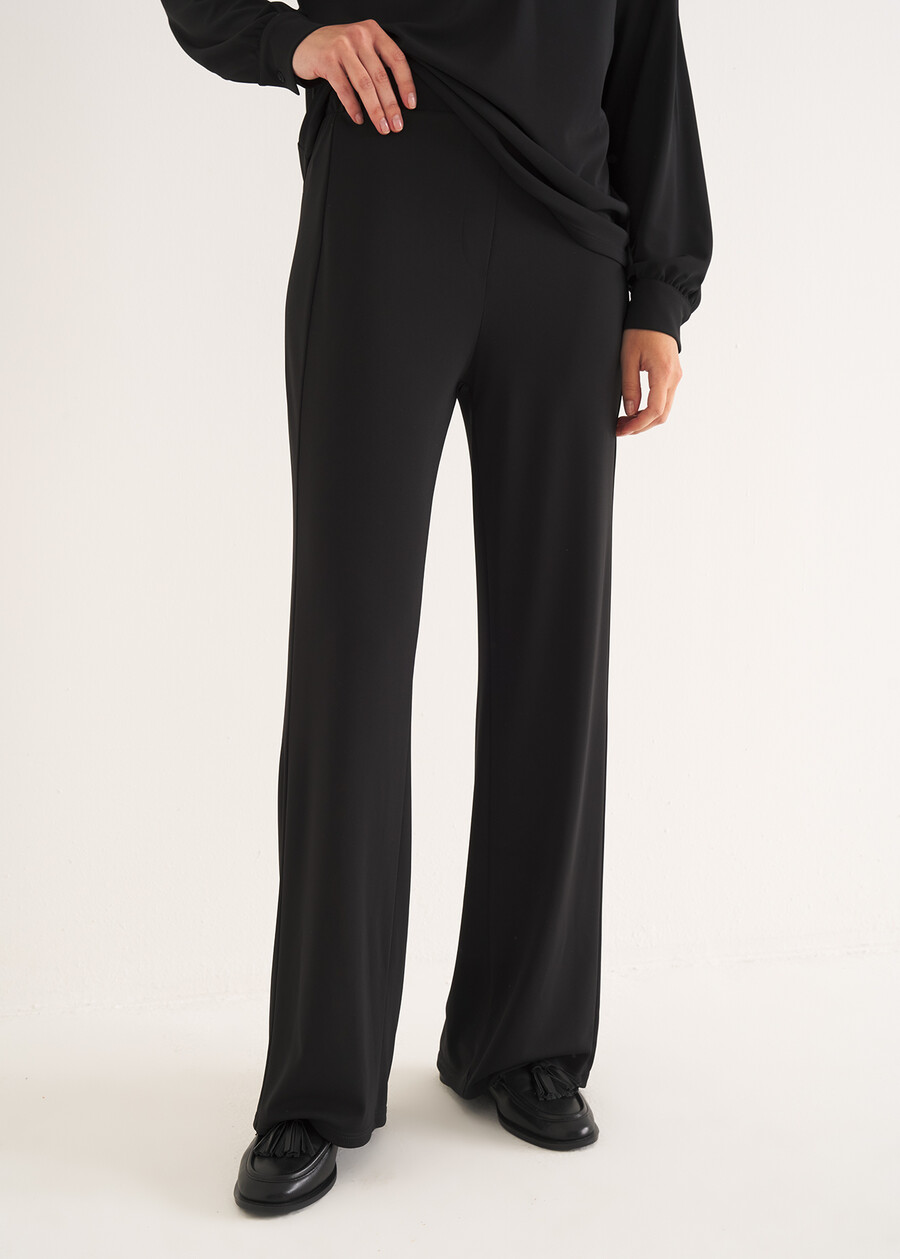 Pantalone Packer in jersey NERO BLACK Donna , immagine n. 2
