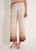 Pantaloni Peter In Viscosa Fantasia BEIGE LIGHT BEIGE Donna immagine n. 2