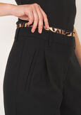 Philip double-waist trousers NERO BLACK Woman image number 3