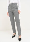Alice micro check trousers NERO BLACK Woman image number 3