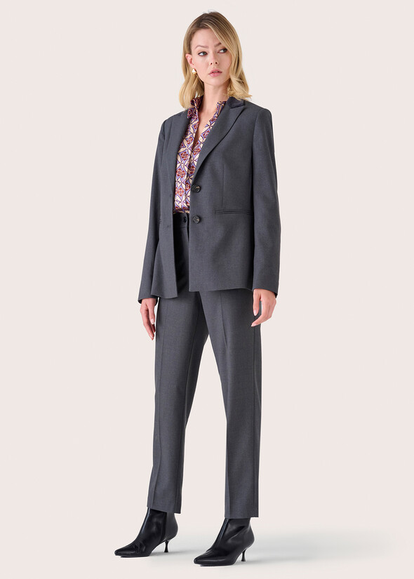 Pantalone Alice a gamba stretta GRIGIO DARK GREY Donna null