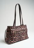 Shopping bag Bahla animalier MARRONE Donna immagine n. 3