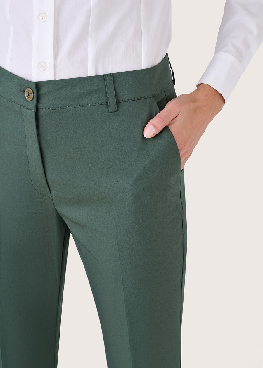 Pantalone Jacqueline in cotone VERDENERO BLACK Donna , immagine n. 3