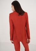 Giulia Linen And Viscose Blazer MARRONE JAVAARANCIO CAROTENE Woman image number 4