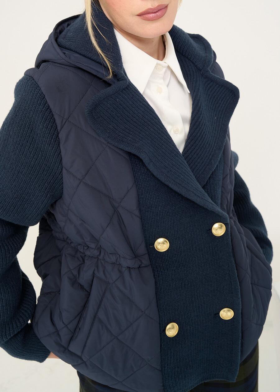 Piumino Gary combinato BLU Donna , immagine n. 2