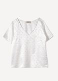 Birky jacquard blouse BEIGEBIANCO WHITE Woman image number 5