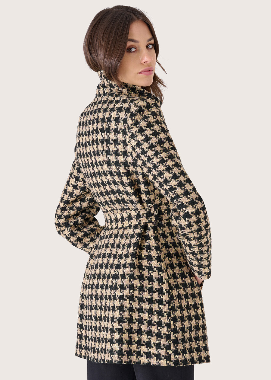 Cappotto Elisir in panno NERO Donna , immagine n. 4
