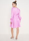 Angelique satin dress VIOLA ORCHIDEA Woman image number 4