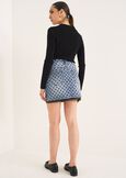 Minigonna Greta denim pois DENIM MEDIUM DENIM Donna immagine n. 5