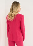 Gennifer linen blend jacket BLUROSABIANCO WHITEROSA FUCSIA Woman image number 3