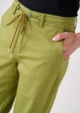 Pantalone Alice in cotone VERDE MUSCHIO Donna immagine n. 3