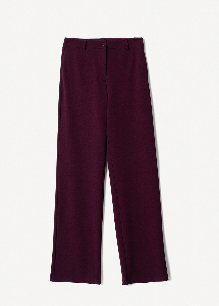 Pantalone Giorgia-F in screppino VIOLA VINACCIA Donna , immagine n. 6