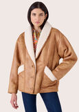 Cappotto Ginger in ecopelo BEIGE CAMMELLO Donna immagine n. 2