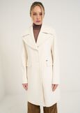 Cappotto monopetto Chris in panno diagonale BEIGE LATTE Donna immagine n. 1