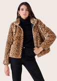 Eco-pelliccia animalier Ganda BEIGE CAMMELLO Donna immagine n. 3