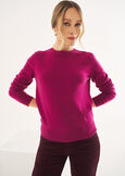 Maglia Monroe in lana ROSSO MAGENTAVERDE PAVONE Donna immagine n. 1