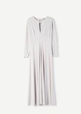 Abito lungo Amir in jersey GRIGIO GREY Donna immagine n. 5