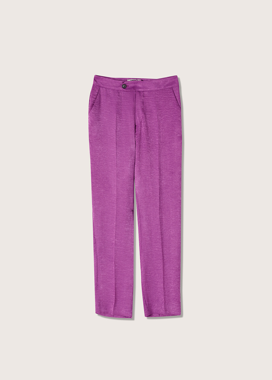 Pantaloni Alice effetto bagnato VIOLA GRAPE Donna , immagine n. 5