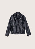 Giubbotto Georgia in ecopelle NERO BLACK Donna immagine n. 6