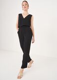 Top Thomas Scollo a V BIANCO WHITENERO BLACK Donna immagine n. 5