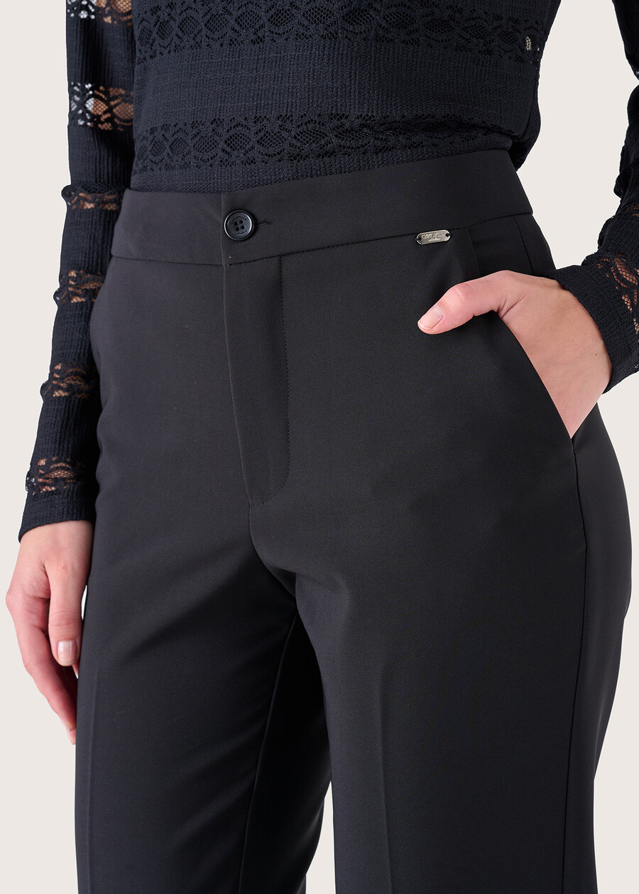 Alice technical fabric trousers NERO BLACK Woman , image number 3