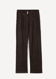 Pantaloni Ponty In Viscosa MARRONE JAVA Donna immagine n. 5