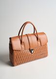Brook perforated bowling bag MARRONE Woman image number 2
