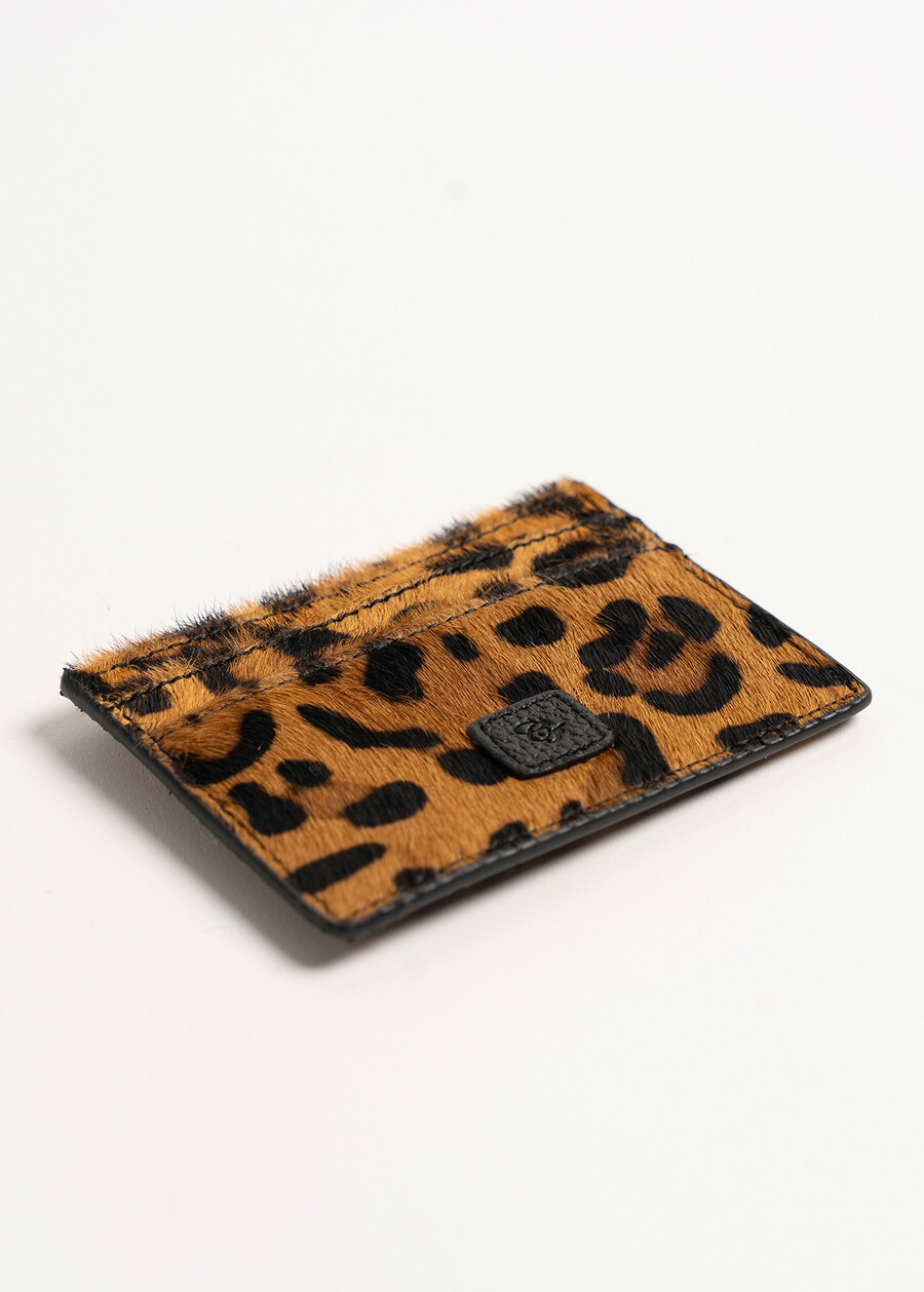 Gift Idea – Leopard-Print Clutch e Animalier Pony NERO BLACK Woman , image number 5