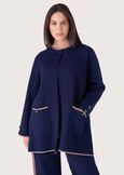 Cardigan Cristian con scollo tondo MARRONE CARAMELLO Donna immagine n. 1