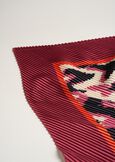 Foulard pliss&eacute; Stefany animalier ROSSO BORDEAUX Donna immagine n. 3