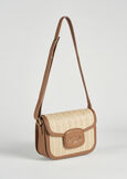 Breona straw and deer-print crossbody
 BEIGE AVENABEIGE Woman image number 3