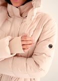 Prince padded coat with belt NERO BLACKBEIGE ECRU Woman image number 4