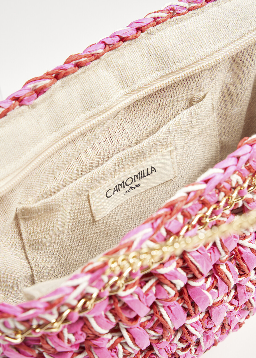 Borsa shopping intrecciata Bosa VIOLA MAGENTAVERDE GARDEN Donna , immagine n. 4